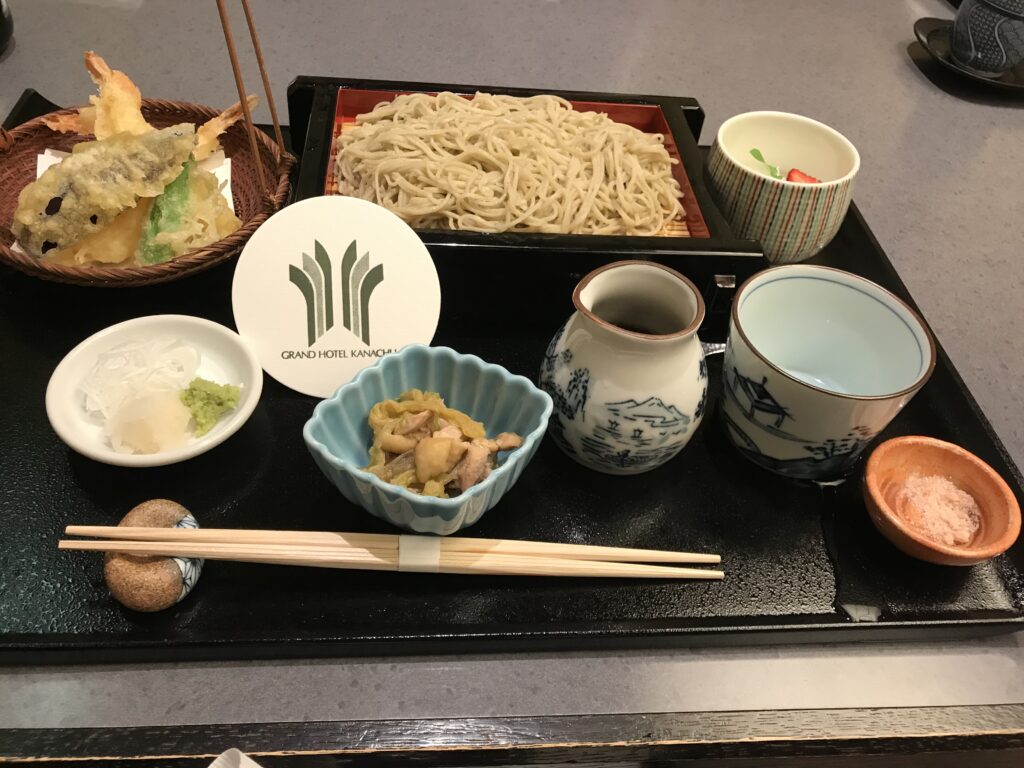 平塚駅近くの日本料理松風さんの天せいろ