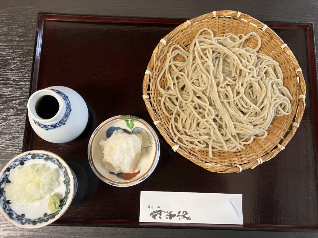 鎌倉　蕎麦・酒　青海波の辛味大根おろし蕎麦