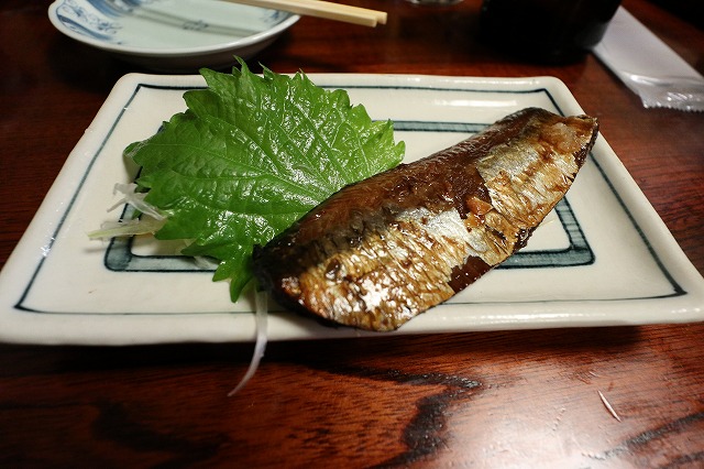 虎ノ門大阪屋砂場の焼き魚