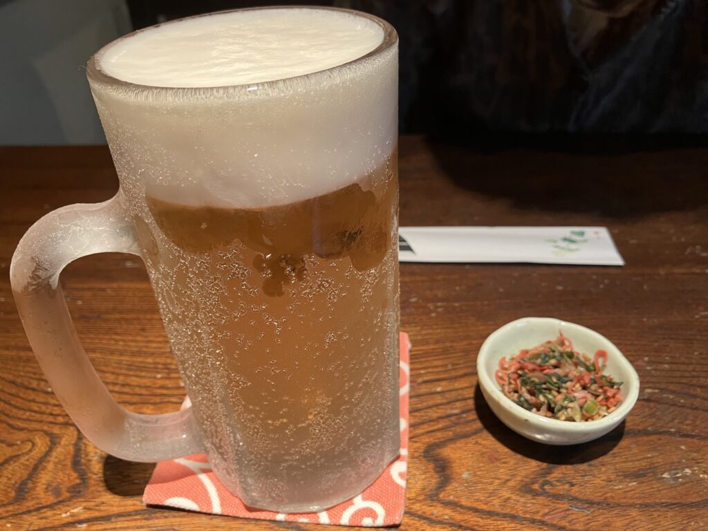 茅ヶ崎そば処江戸久ビール