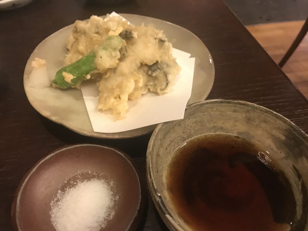 藤沢手打蕎麦すい庵の天ぷら